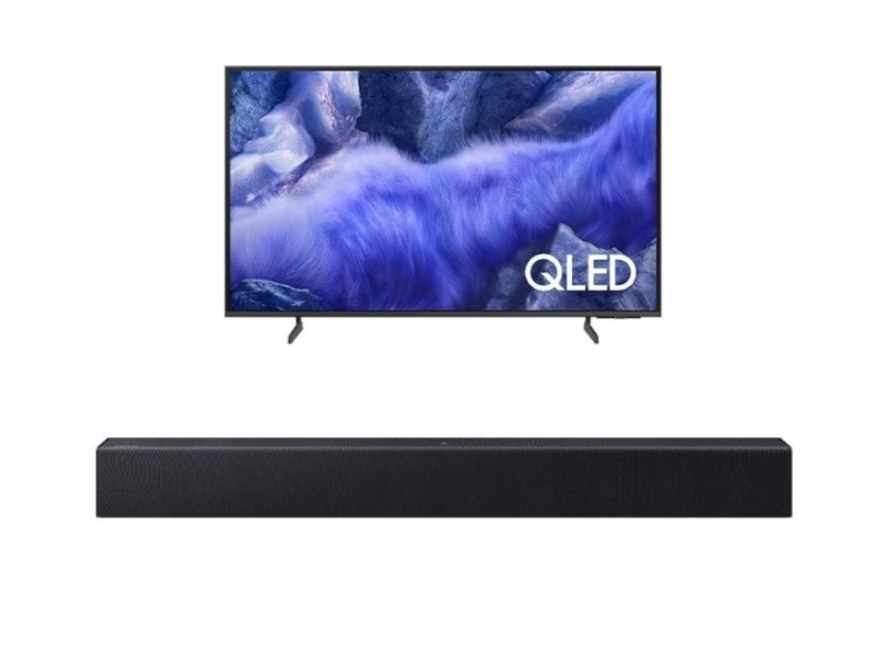 Samsung Combo Vision AI TV 55" QLED Ultra 4K QEF1 + Soundbar Samsung HW-B400F