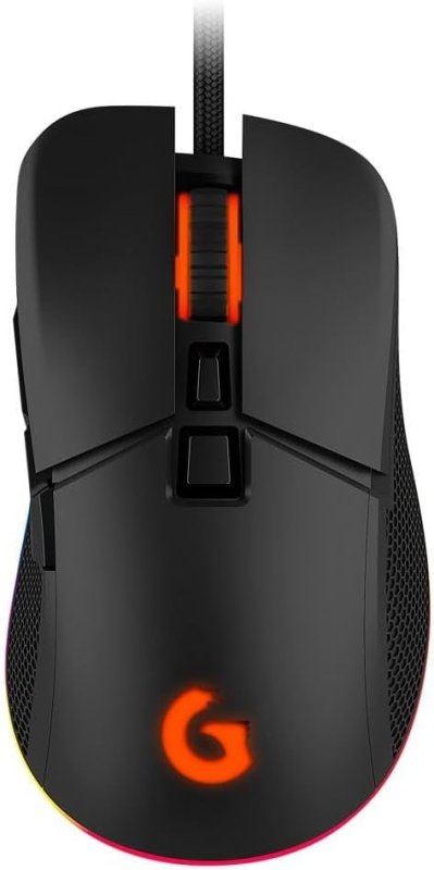 Geonav Mouse Gamer Ghost Light GOOD GAME, 7 Botões, Sensor Óptico Pixar 3327