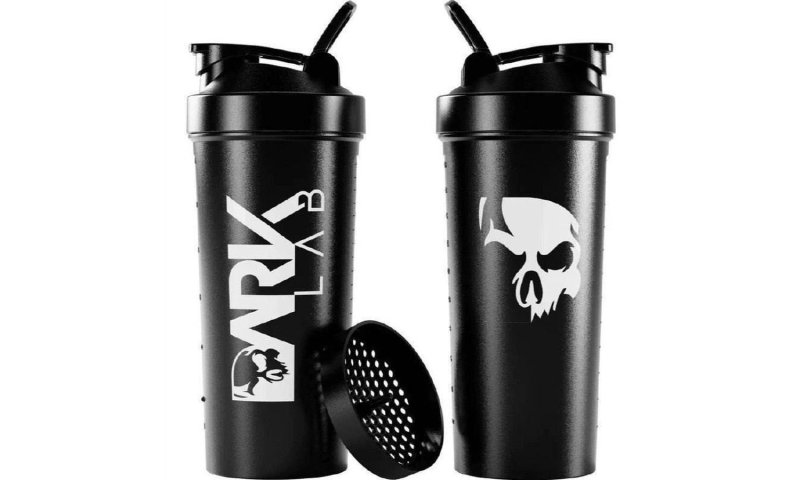 Coqueteleira Dark Lab Fuse com Rede 700ml Preta