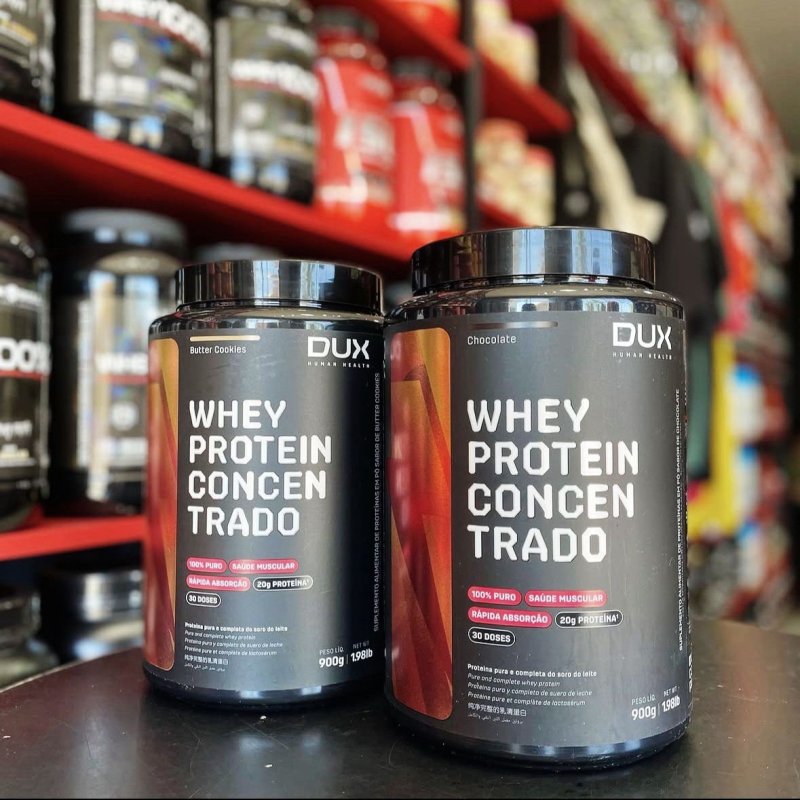Whey Dux Human Health Protein Concentrado 900g Chocolate