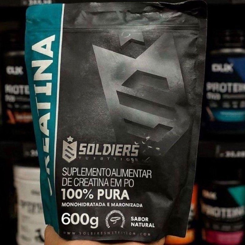 Creatina Soldiers 100% Pura 600g