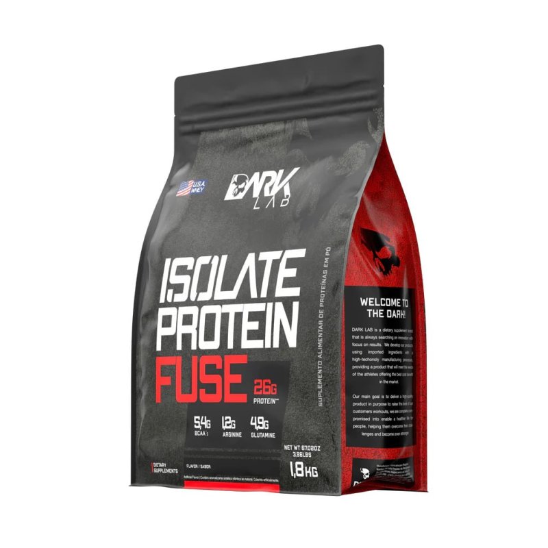 Whey Isolate Protein Fuse Refil 1,8kg Dark Lab - Mp Importad Sabor Cookeis