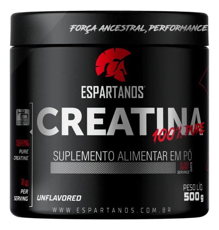 Creatina Monohidratada 500g Espartanos