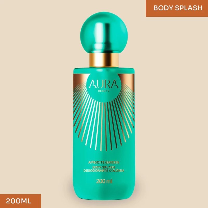 Body Splash Afrodite Garden 200ml - AURA Beauty by Jade Picon