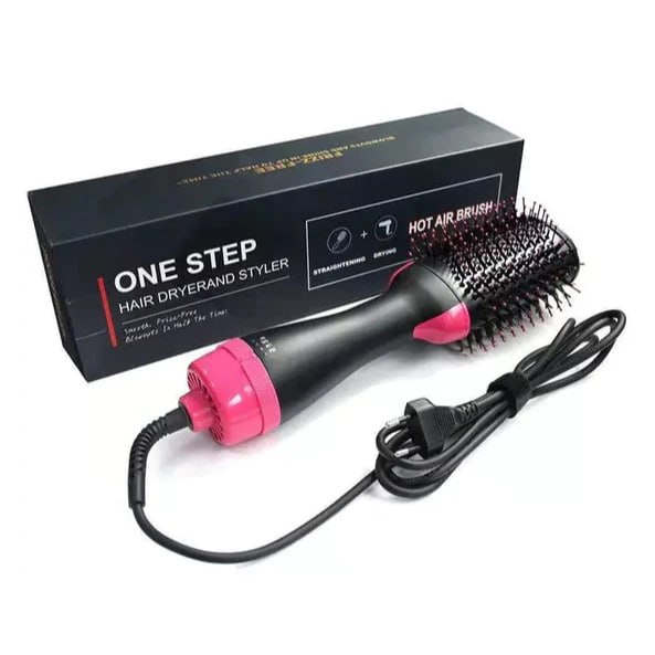 Escova Secadora Alisador Elétrica Quente Cabelo Com 3 Em1 Hair Styler Marisa