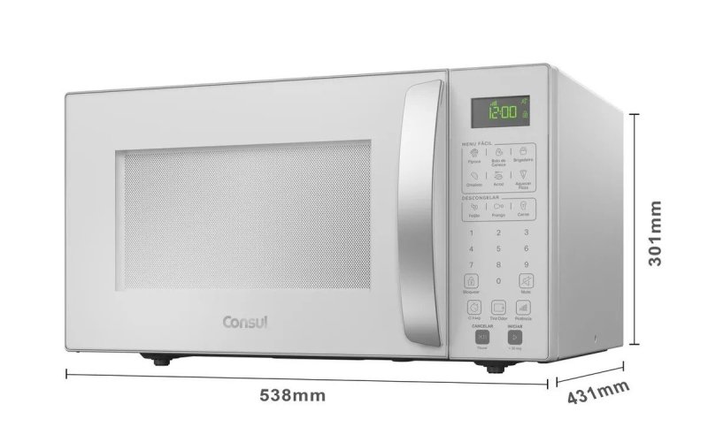 Micro-ondas Consul 32 litros, Com Menu Fácil