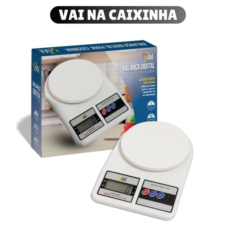 Balança De Cozinha Digital Até 10KG