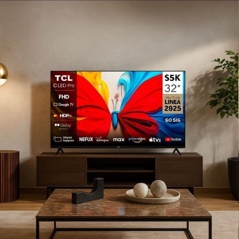 Smart TV 32" FHD QLED Dolby Audio TCL