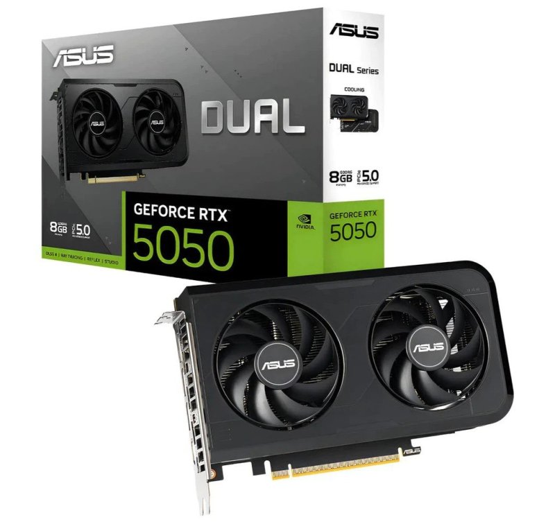 Placa de Vídeo ASUS RTX 5050 Dual de 8GB