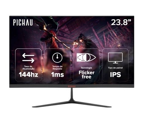 Monitor Gamer Pichau Athen V3 Neo, 23,8" IPS, FHD, 1ms, 144Hz