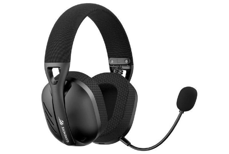 Havit Fone de Ouvido Headset Gamer Fuxi-H3 Black Com Fio e Sem Fio, Wireless 2,4GHz, Bluetooth, Cabo USB-C