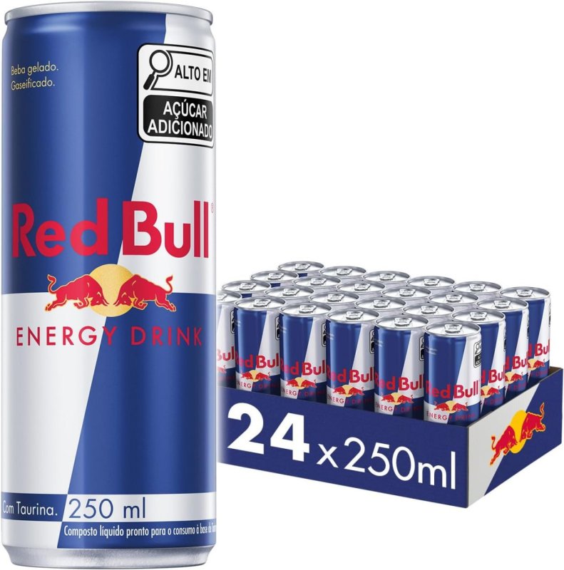 Pack de 24 Latas Red Bull Energético, Energy Drink, 250ml