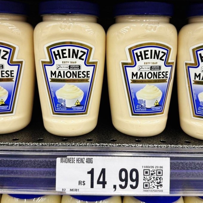 Heinz Maionese Tradicional 400G + Frete Grátis