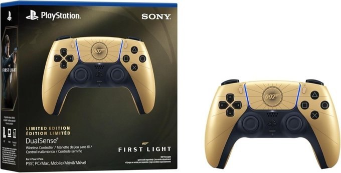 Controle Sem Fio Dualsense Edição Limitada 007 First Light
