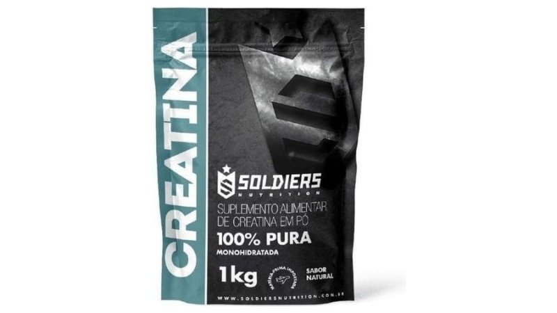 Creatina Monohidratada 1Kg - 100% Pura Importada - Soldiers Nutrition