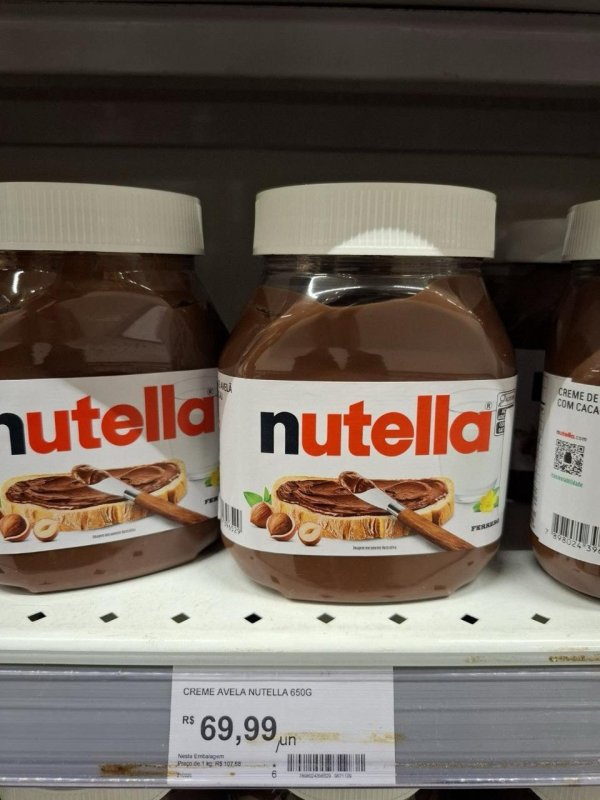 Creme De Avelã Com Cacau 650g Nutella
