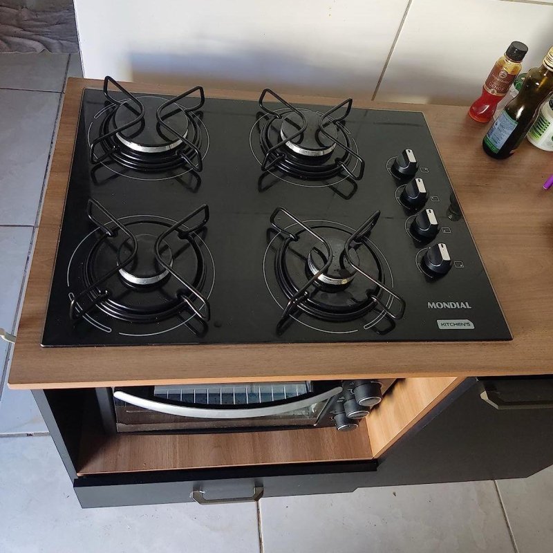 MONDIAL Cooktop a Gás, 4 Bocas Bivolt