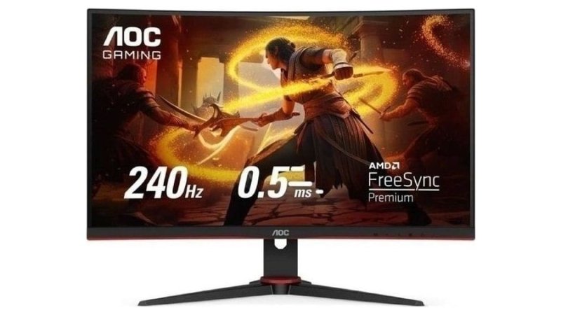 Monitor Gamer AOC LEGEND 27 240Hz 0,5ms, Preta/Vermelho, MEDIO, C27G2ZE