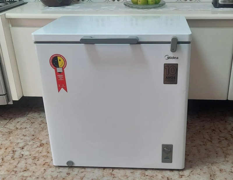 Freezer Horizontal Midea 142L Inverter Bivolt