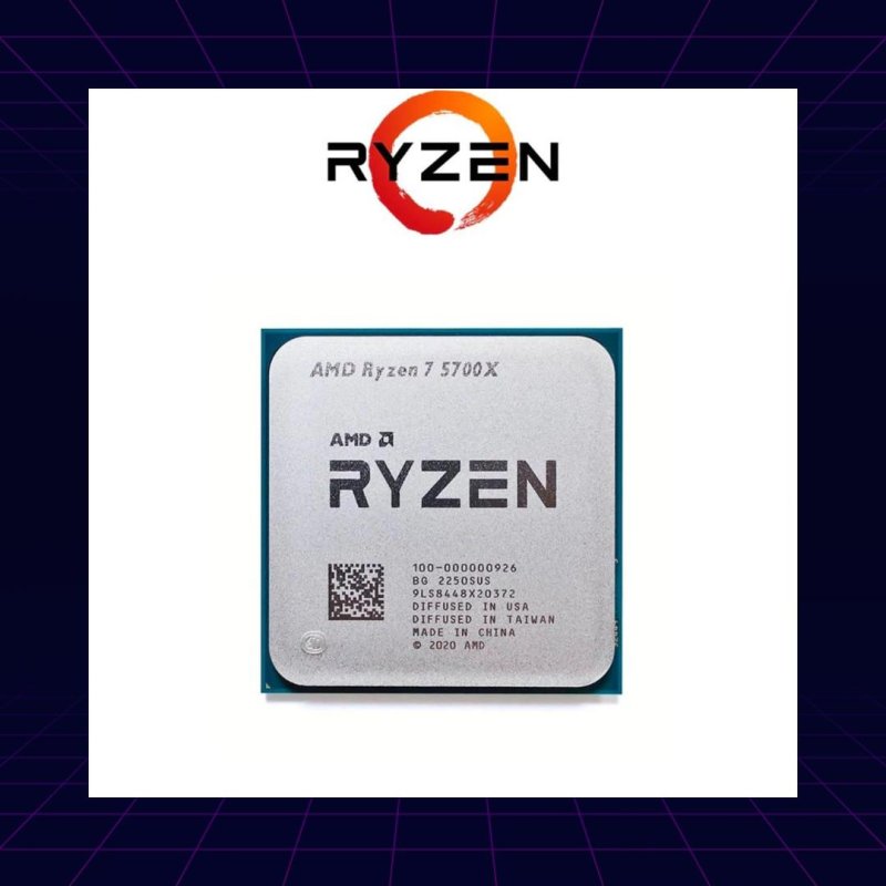 Ryzen 7 5700X 3.4GHz (4.6GHz Max) - Novo S/Caixa