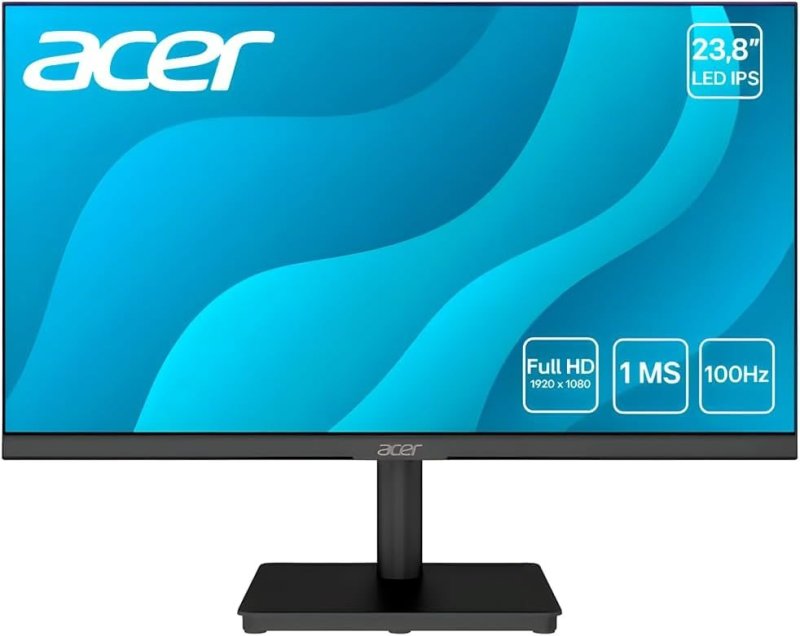 Monitor Acer mk241y 23.8" IPS Full HD 100hz 1ms HDMI/VGA Design Zero Frame