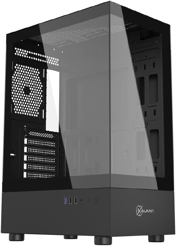 Gabinete Gamer Kalkan Avalon Pro Mid Tower Preto KLK00037
