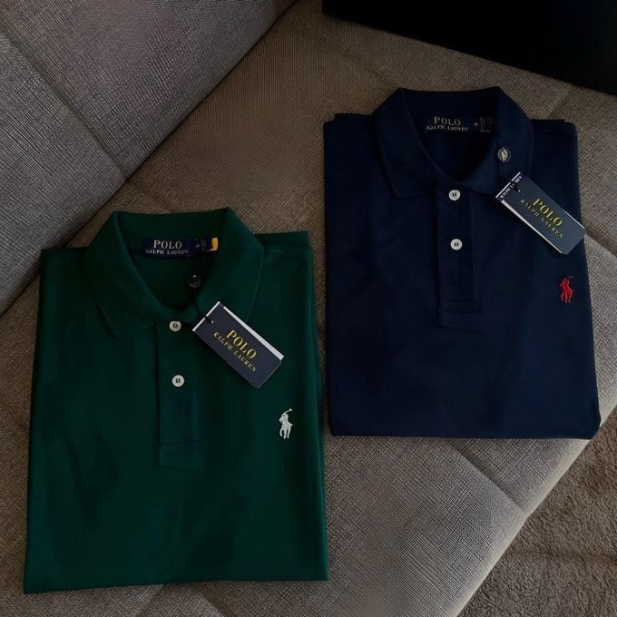 Camisa Polo Ralph Lauren Piquet (Opções de cores)