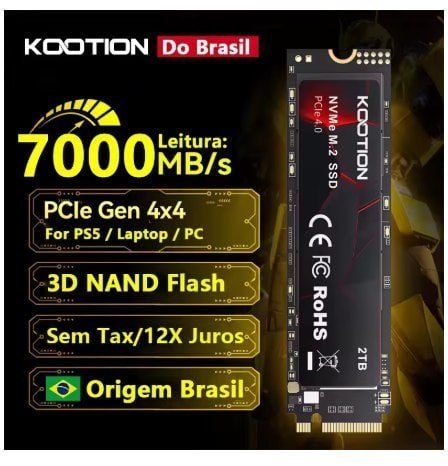 SSD Nvme M2 2TB 7000mbs