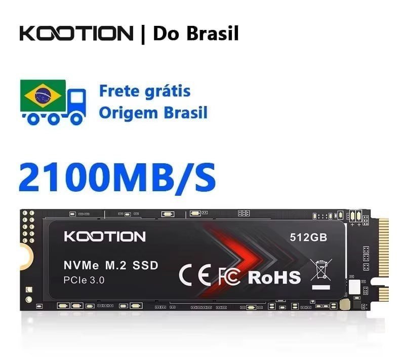 SSD KOOTION 1TB M2 NVME 2000Mb/s Gen3 PCIe 3.0X4