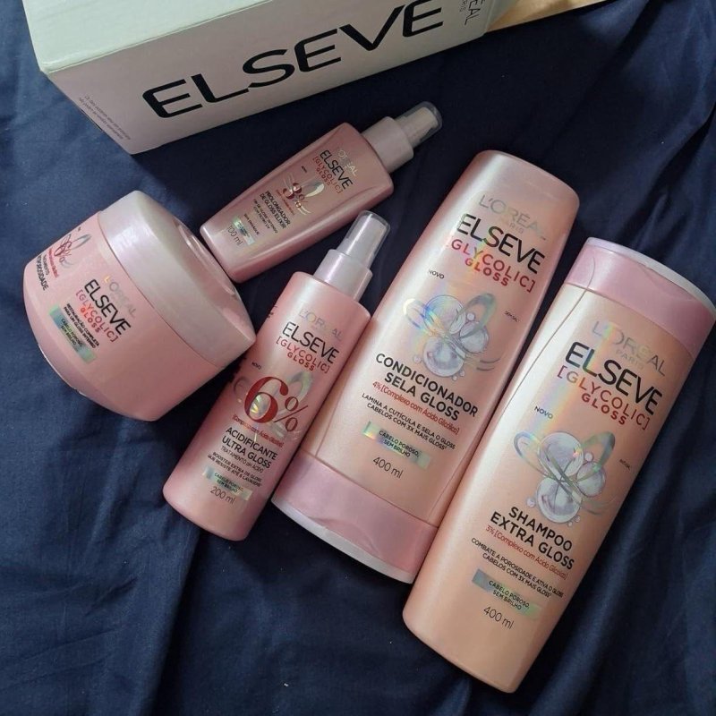 Kit Tratamento Capilar L'Oréal Paris Elseve Glycolic Gloss