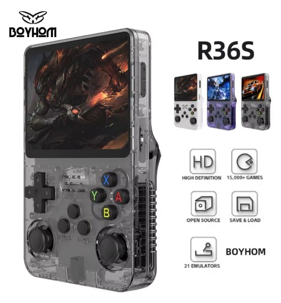 CONSOLE PORTÁTIL R36S ORIGINAL BOYHOM