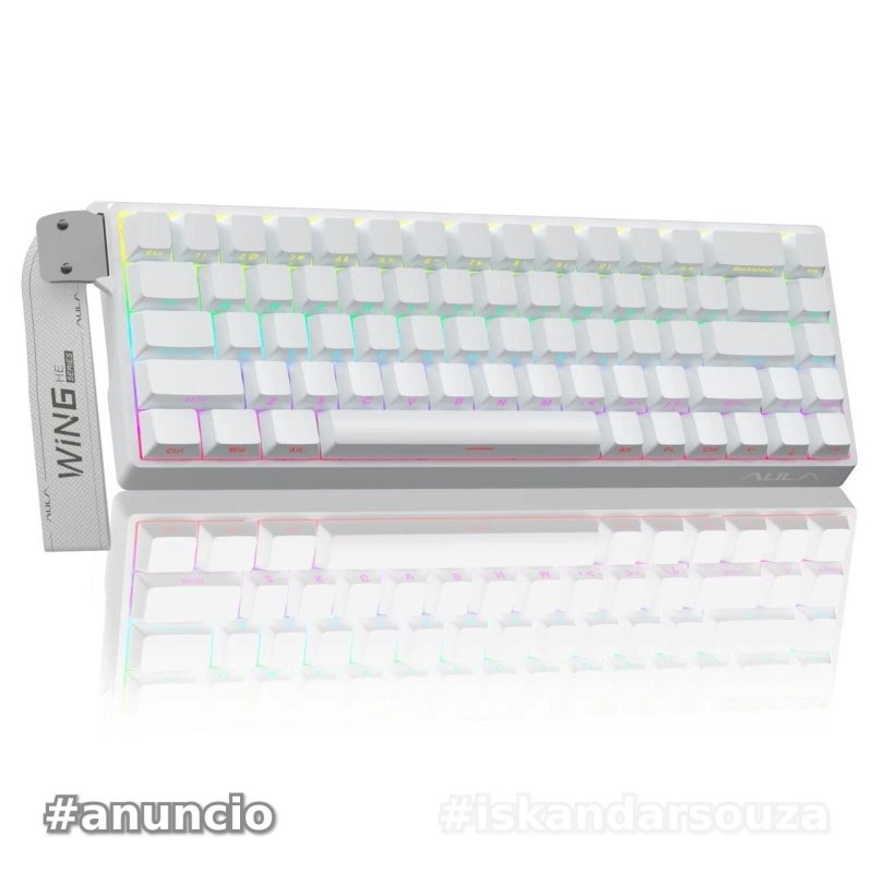Aula WIN 68 HE 68% com Setas - Standard Teclado Magnético, 8.000Hz, Rapid Trigger