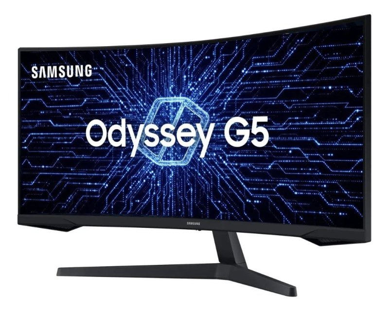 Monitor Samsung Gamer Curvo Ultrawide G5 34" Odyssey QHD 165Hz