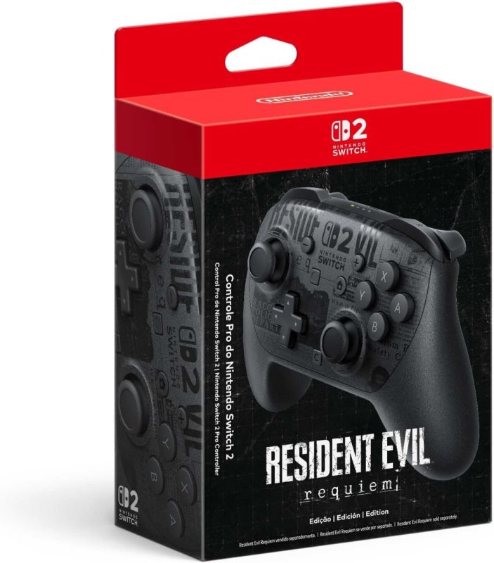 Nintendo Switch 2 Pro Controller - Edição Resident Evil Requiem
