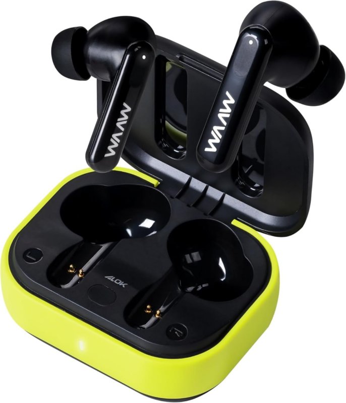 WAAW by ALOK Fone de Ouvido MOB 500 ANC Bluetooth, com Modo Gamer