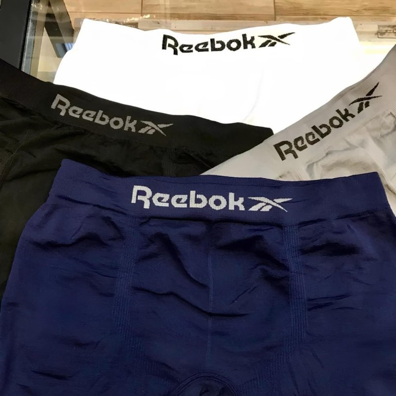 Kit com 12 Cuecas Boxer Reebok