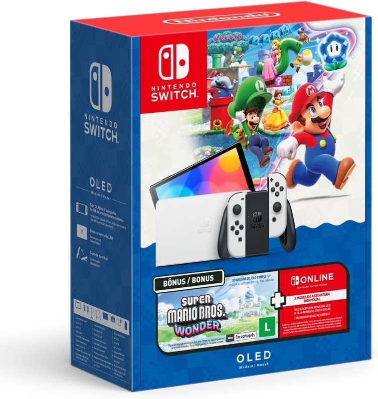 Bundle Console Nintendo Switch OLED + Super Mario Wonder