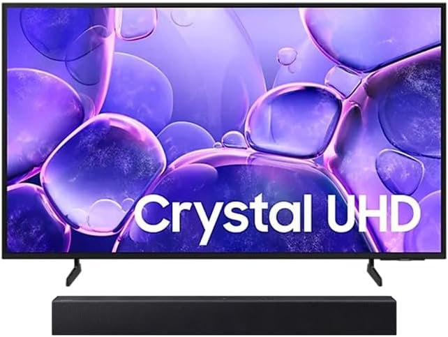 Samsung Smart TV 50” Crystal UHD 4K U8100F 2025 + Soundbar HW-B400F/ZD