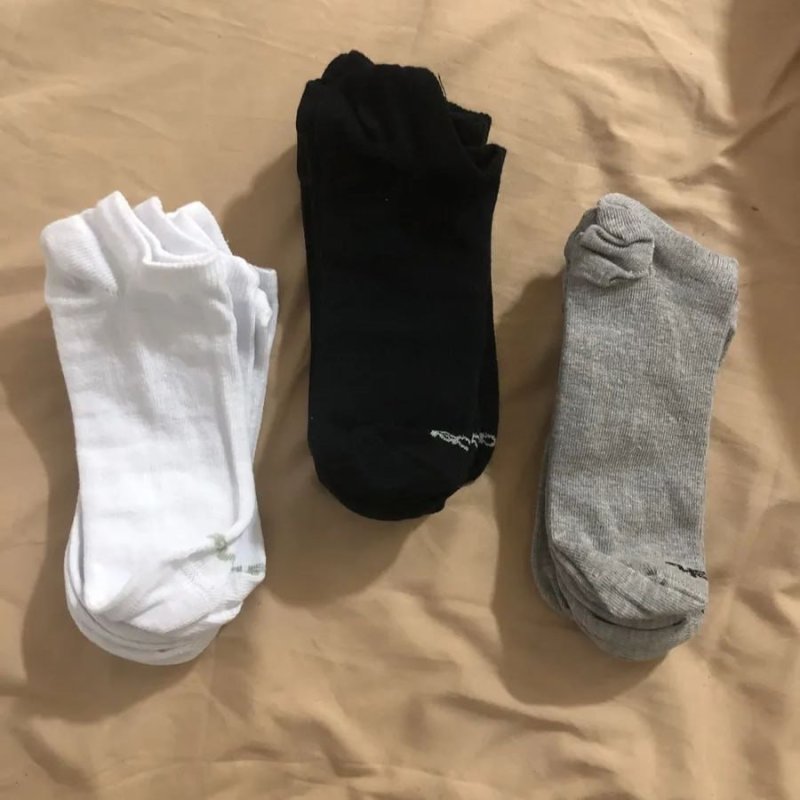 Kit 10 Pares Meia Invisível Soquete Algodão Mash