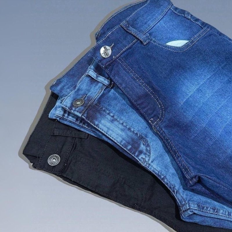 Kit com 3 Calças Jeans Premium Skinny