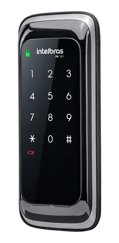Fechadura Digital de Sobrepor Touch Screen FR 101 Preta Intelbras