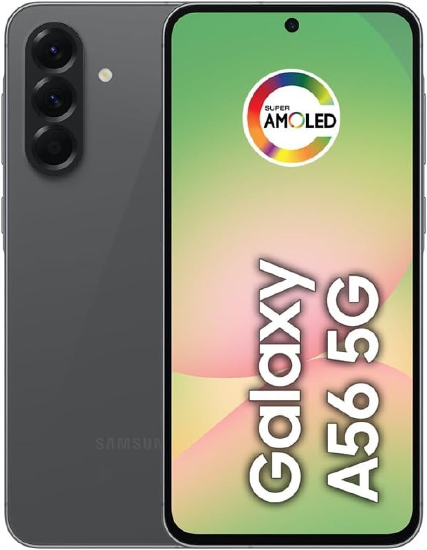 Smartphone Samsung Galaxy A56 5G 256GB, 8GB RAM, Câmera 50MP, IP67, Super AMOLED 6.7", Recursos AI