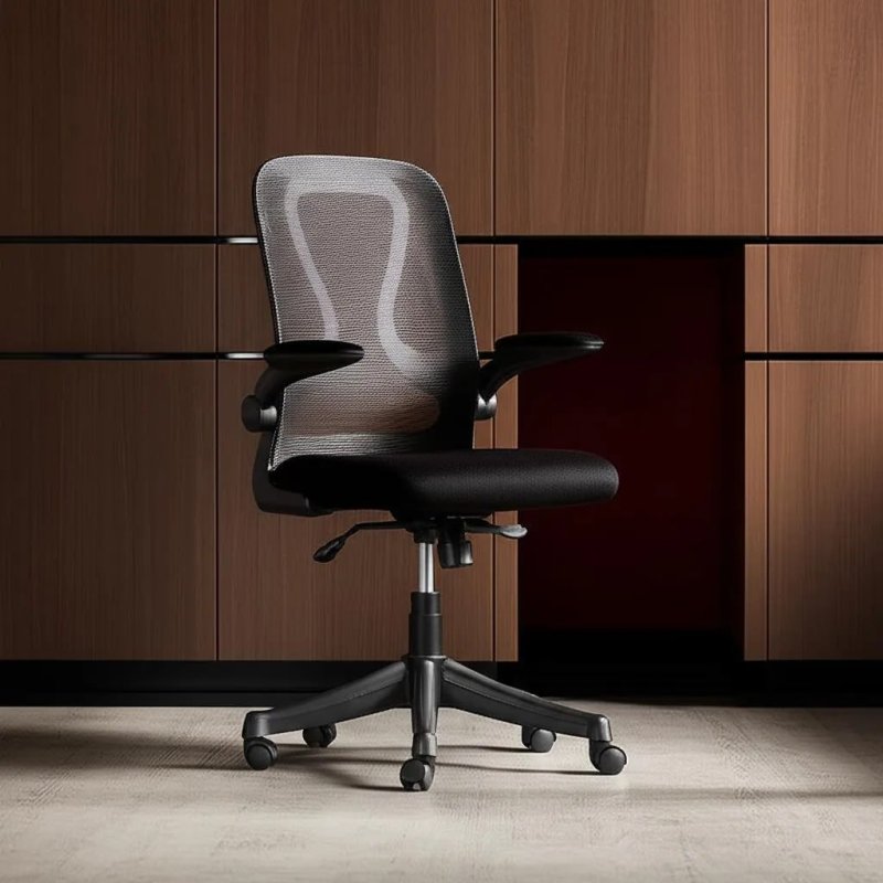Cadeira Diretor Tela Mesh P210 HERA Prime.Office Preto Reclinável Ergonômica