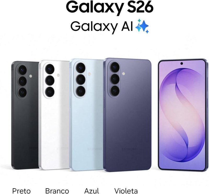 Samsung Galaxy S26 5G 512GB e S26 PLUS 256GB
