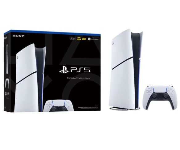 Playstation 5 Sony 825gb + 1 Controle Sem Fio Digital Cor Branco
