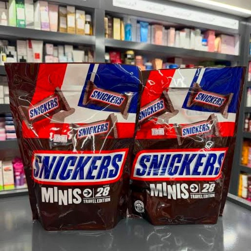 Chocolate Snickers Original Minis 15Un + Frete Grátis