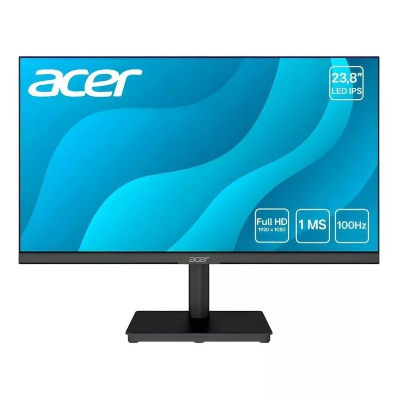 Monitor Gamer Acer LED IPS 23,8" Full HD HDMI VGA MK241Y - Preto