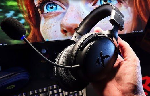 Headset Gamer MCHOSE V9 Pro (Quad-Mode - Cor Preta)