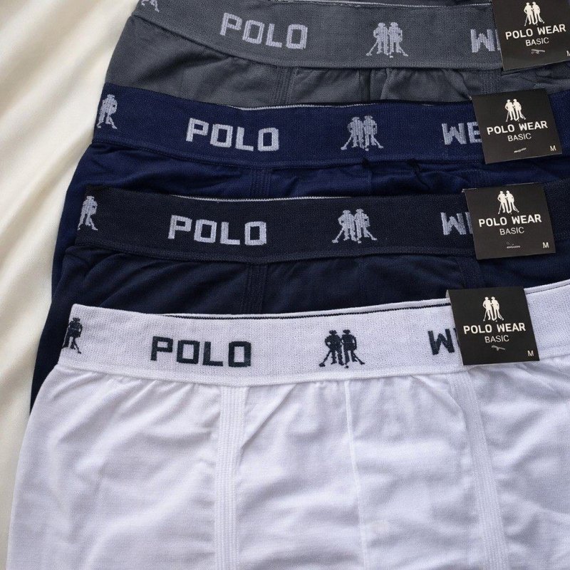 Kit com 10 Cuecas Boxer Polo Wear