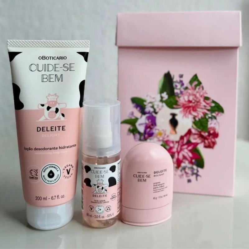 Kit Boticário Cuide-se Bem Deleite